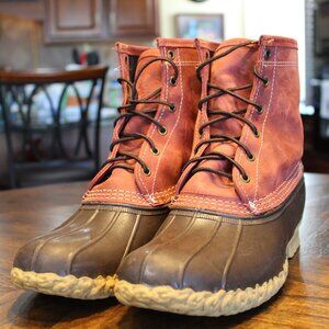 Men's LL.Bean Boots 8", Flannel-Lined Insulated